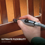 Dremel Flex Shaft Rotary Tool Attachment with Comfort Grip and 36” Long Cable -