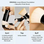 Original Loose Powder Foundation SPF 15, Medium Beige 12, Vegan, Cruelty-Free &