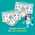 50 Count Pampers Training Pants - Easy Ups Boys & Girls Bluey - Size 2T-3T,