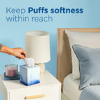 8 Family Boxes Puffs Ultra Soft Non-Lotion Facial Tissue, 124 Facial Tissues per