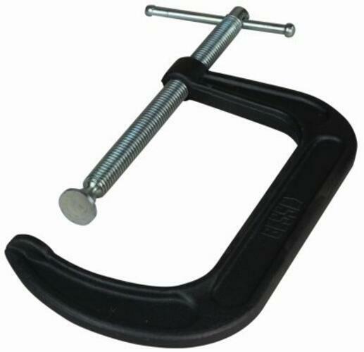 Bessey 6 in. x 3 in. D Steel Adjustable C-Clamp 1800 lb. capacity Black 1 pc.
