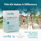 Varify 17in1 Complete Drinking Water Test Kit - 100 Strips + 2 Bacteria Tester