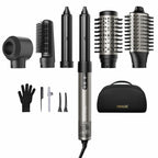 7MAGIC 6 in 1 Multi Hair Styler Dryer Brush, 110,000 RPM High-Speed, Negative