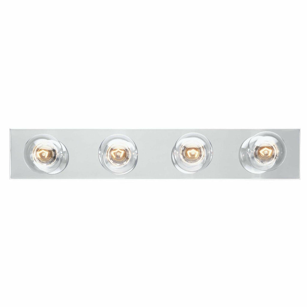 Westinghouse Four-Light Bath Bar, Chrome 6641100
