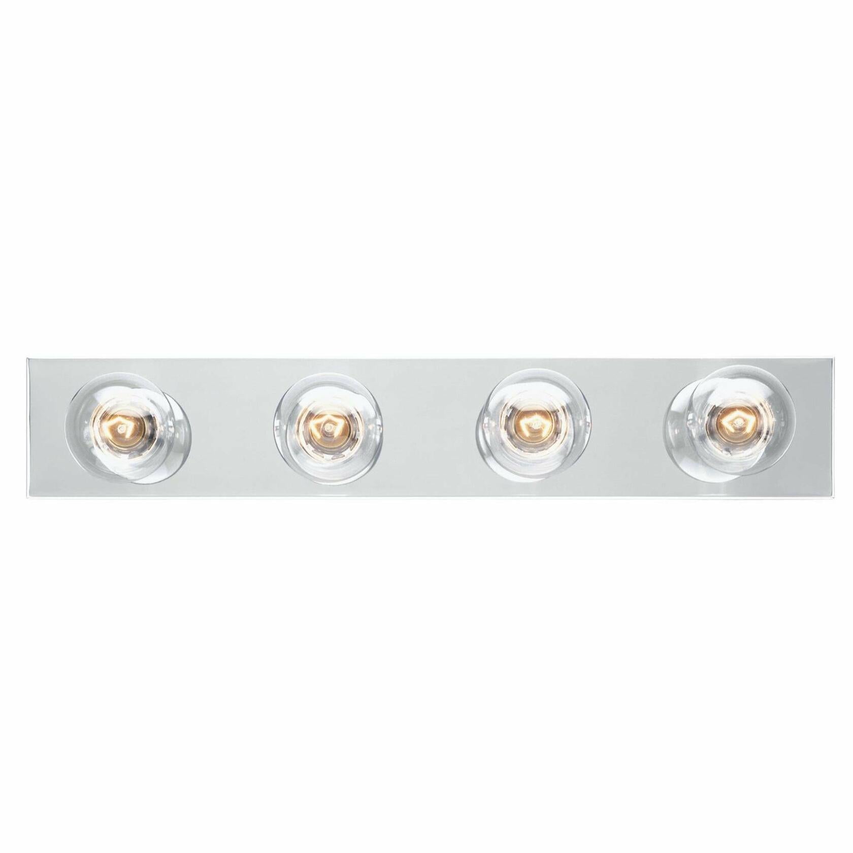 Westinghouse Four-Light Bath Bar, Chrome 6641100