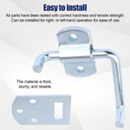 2 PCS Corner Gate Latch Bracket Set, Corner Side Gate, Stake Bed Latches Bracket