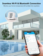 Govee WiFi Thermometer Hygrometer H5103, Indoor Bluetooth Temperature Humidity
