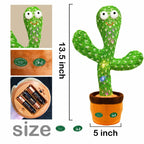 Interactive Baby Toys Dancing Talking Cactus Toy,Funny Gift for Infant 6-18