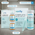 Varify 17in1 Complete Drinking Water Test Kit - 100 Strips + 2 Bacteria Tester