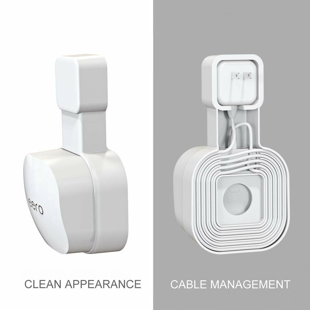 2 Pack Outlet Wall Mount Holder ONLY for eero 6 Dual-Band mesh Wi-Fi 6 System