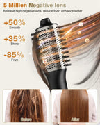 7MAGIC 6 in 1 Multi Hair Styler Dryer Brush, 110,000 RPM High-Speed, Negative