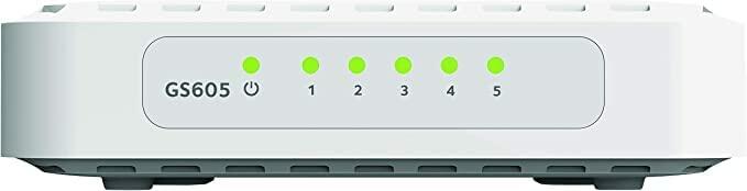 NETGEAR GS605 5-Port Gigabit Ethernet Switch
