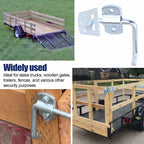 2 PCS Corner Gate Latch Bracket Set, Corner Side Gate, Stake Bed Latches Bracket