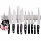GORILLA GRIP 304 Stainless Steel Magnetic Knife Holder for Wall, 18 in, Magnet
