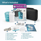 NASALFRESH MD Premium Bundle–Dual Powered Nasal Irrigation System Nasal Rinse