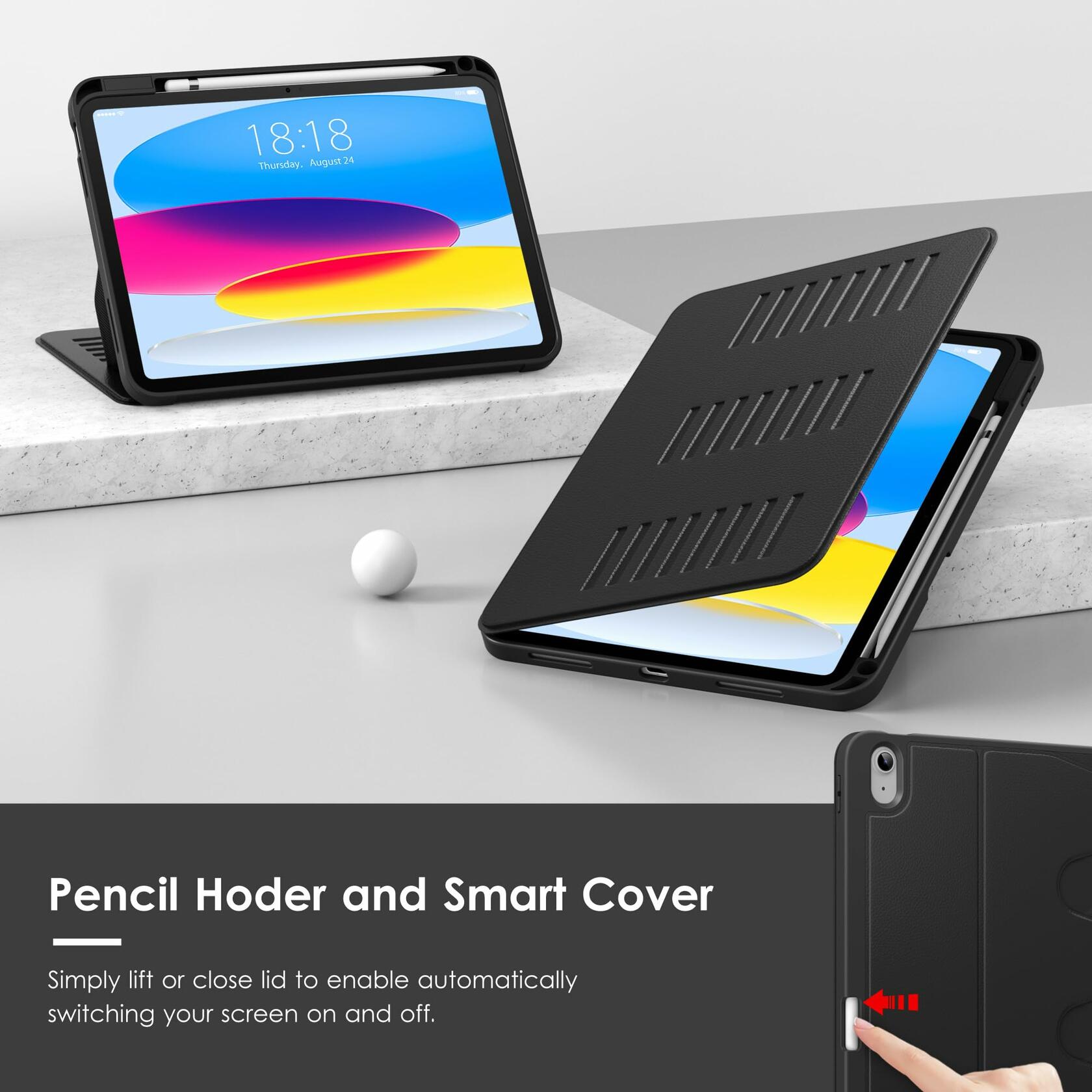 VIKESI Case for iPad (A16) 11-inch 2025 and iPad 10th/11th Generation 10.9 Inch
