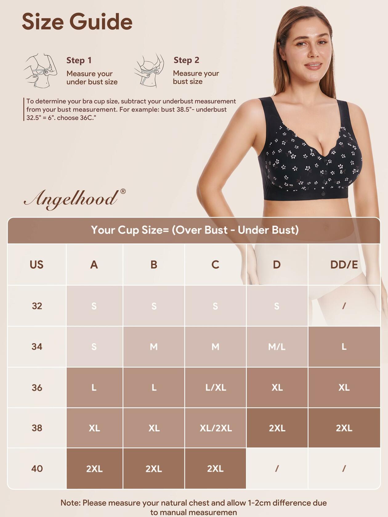 Seamless Daisy Bra for Women Front Closure Jelly Bras Soft,Post Surgery