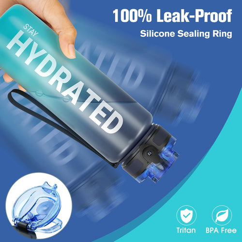 1 PACK Sahara Sailor Water Bottle 32oz, Durable and Leakproof Water Bottles