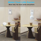 2 Pack Outlet Wall Mount Holder ONLY for eero 6 Dual-Band mesh Wi-Fi 6 System