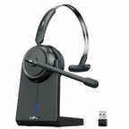 LEVN Wireless Headset 5.2, Wireless Headset with Mic for Work with(Noise