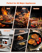 Wireless Meat Thermometer with 2 Probes & 800Ft Range - Smart Bluetooth BBQ