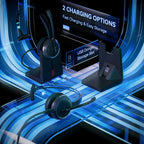 LEVN Wireless Headset 5.2, Wireless Headset with Mic for Work with(Noise