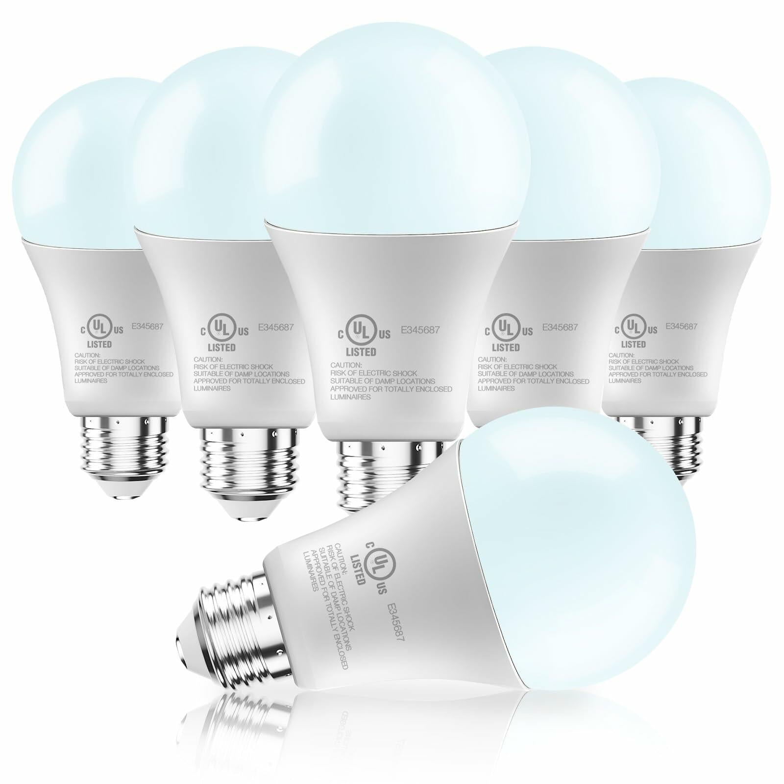 DAYBETTER LED Light Bulbs, A19 5000K Daylight Light Bulbs 100 Watt Equivalent,