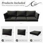 Snubbull 8p Outdoor Cushion Slipcovers Outdoor Patio Cushions Covers Replacement