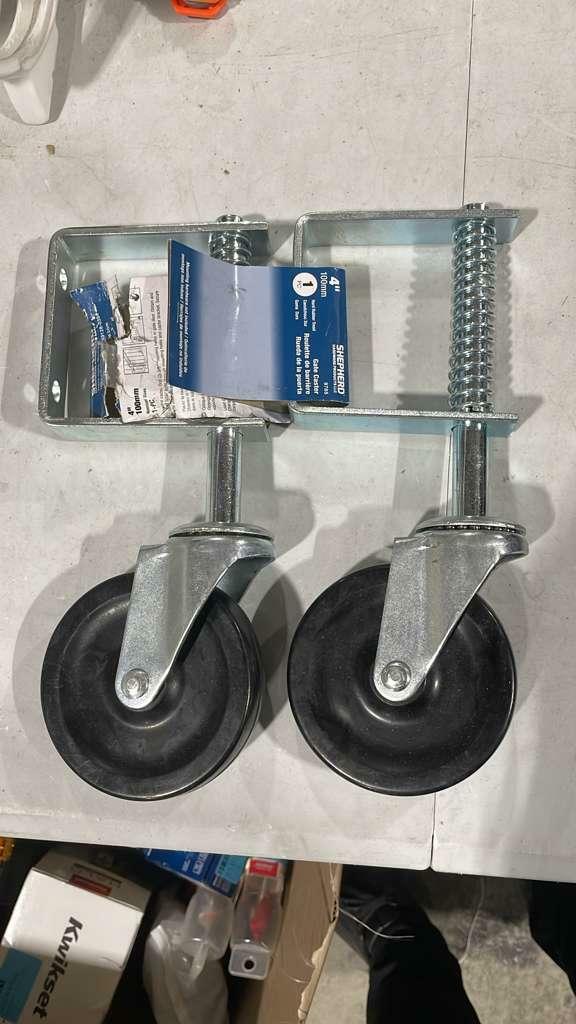 2 Pack Shepherd Hardware 9785 Hard Rubber Wheel PackageQuantity: 1, Model: 9785,
