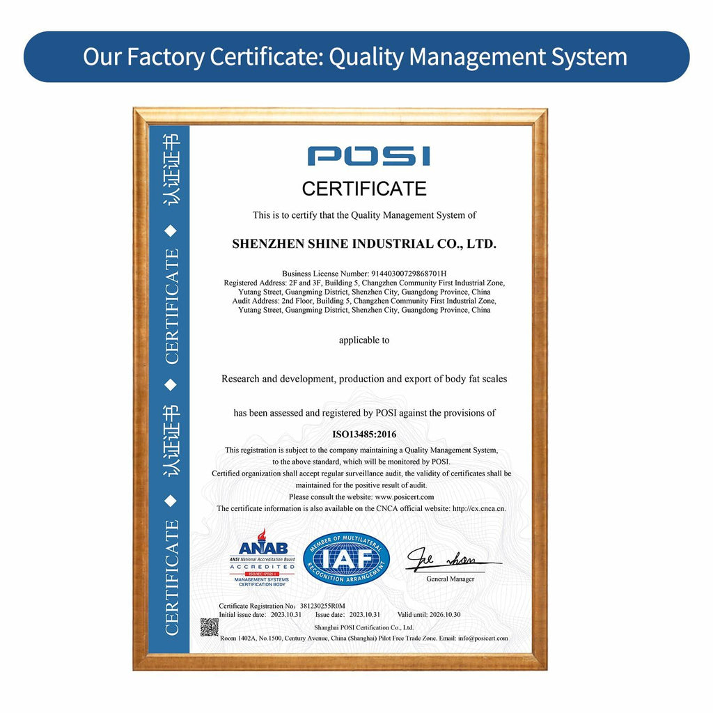 Vitafit Scale for Body Weight High Accuracy 0.1lb by Our Professional Factory