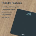 Homebuds Bathroom Scale for Body Weight, High Precision 0.1lb by Professional