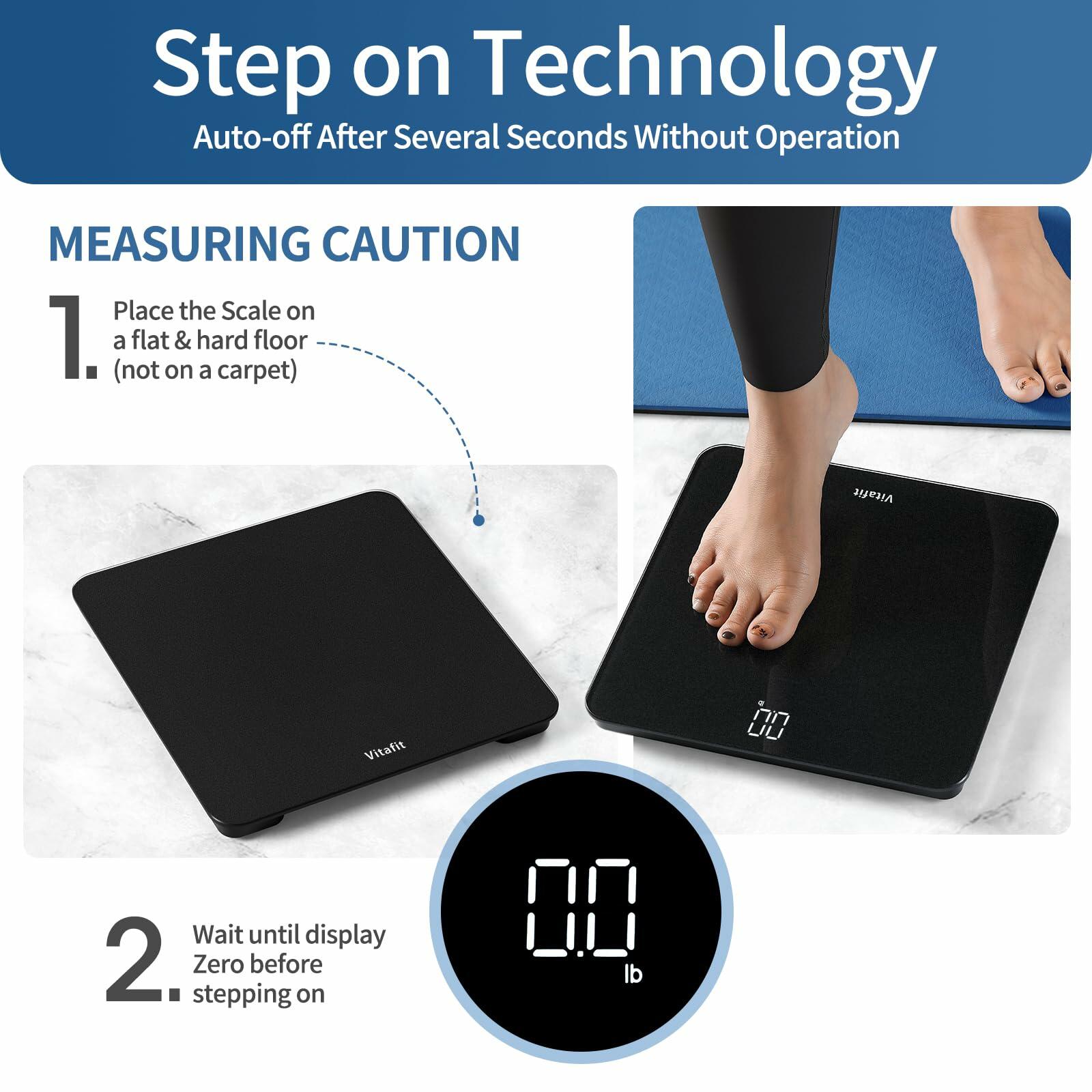 Vitafit Scale for Body Weight High Accuracy 0.1lb by Our Professional Factory