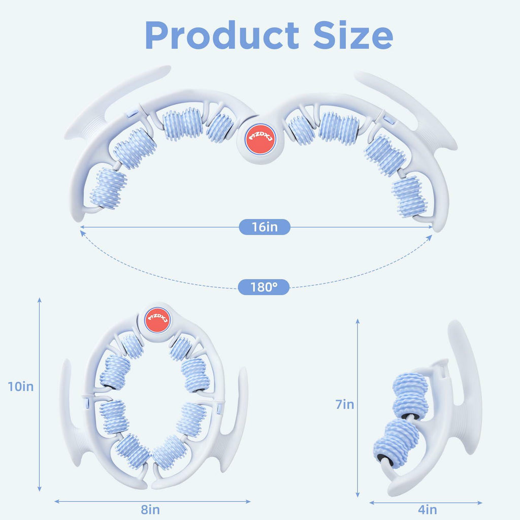 MZDXJ Cellulite Massage Tool - Lymphatic Drainage Massager - Muscle Roller, Deep