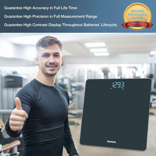 Homebuds Bathroom Scale for Body Weight, High Precision 0.1lb by Professional
