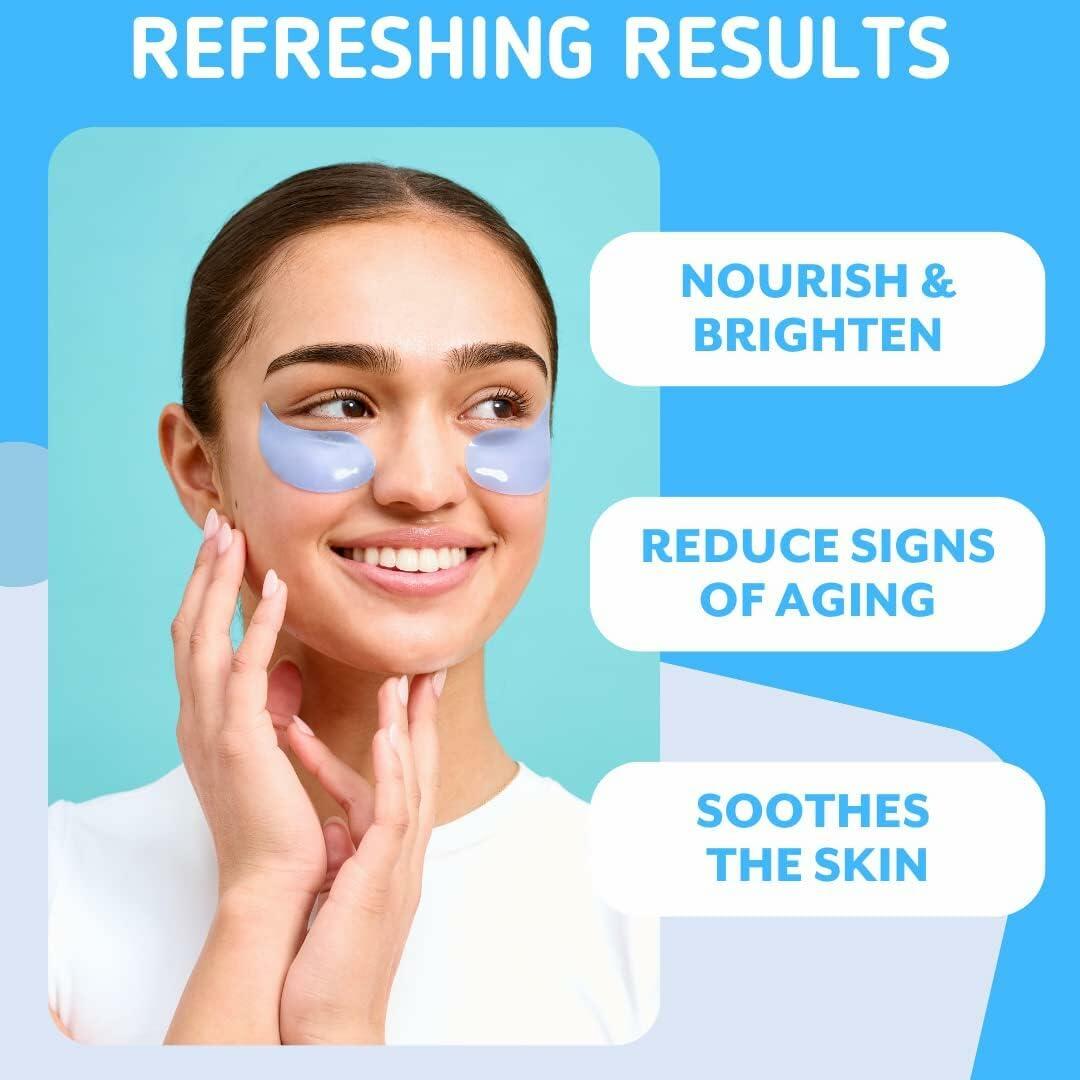 5 Pairs Patchology Iced Cooling Under Eye Mask Patches with Peptides, Cloudberry