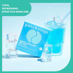 5 Pairs Patchology Iced Cooling Under Eye Mask Patches with Peptides, Cloudberry