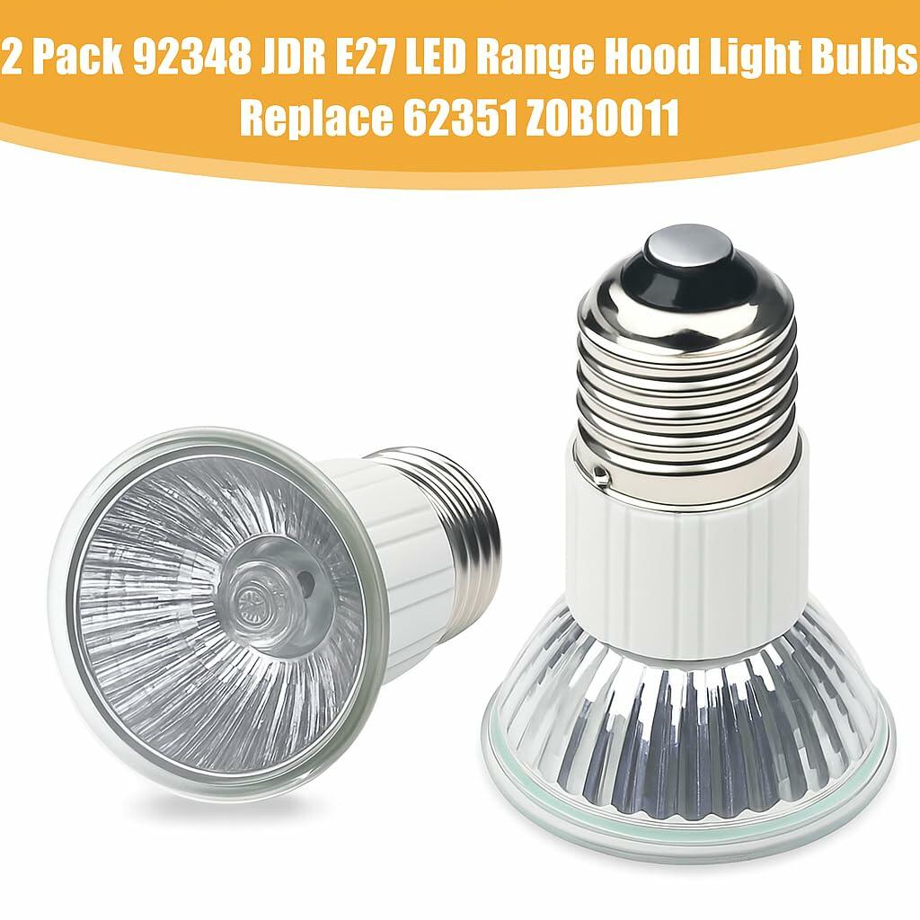 Pack of 2 CCTP Range Hood Appliance Bulbs E27 Lighting Z0B0011 50W Bulbs for