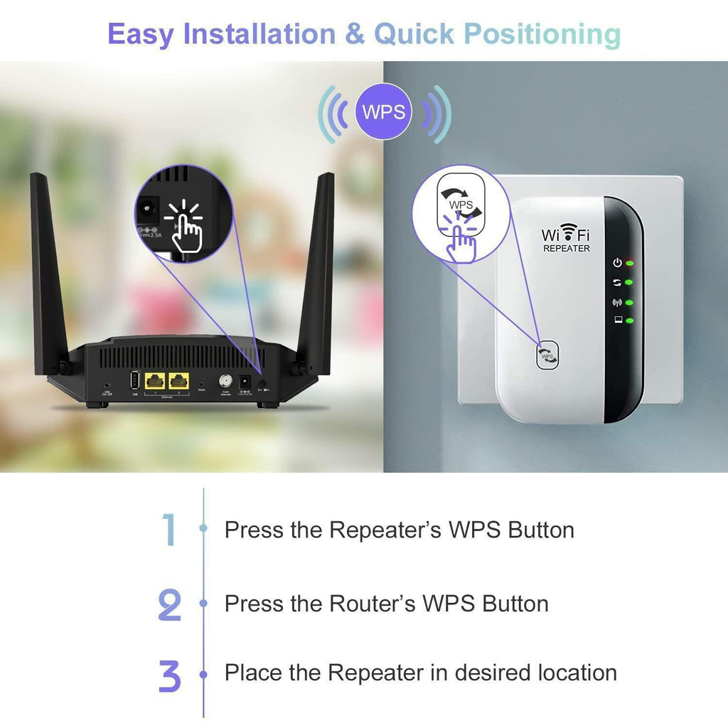 WiFi Extender, WiFi Extenders Signal Booster for Home Up to 5000 sq.ft and 50