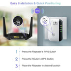 WiFi Extender, WiFi Extenders Signal Booster for Home Up to 5000 sq.ft and 50