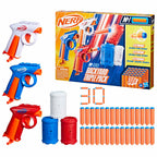 Nerf N Series Backyard Triple Pack Includes 3 Flex Blasters, 3 Targets, 30 N1