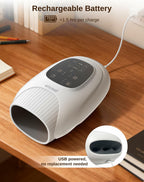 arboleaf Hand Massager with Heat and Compression, for Women Men Mom Dad, 6 Modes