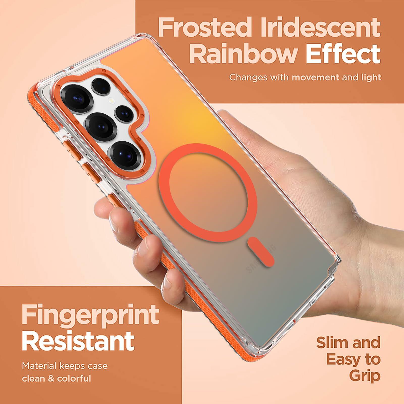MOWIME Magnetic Case for Samsung Galaxy S25 Ultra [Compatible with Magsafe]