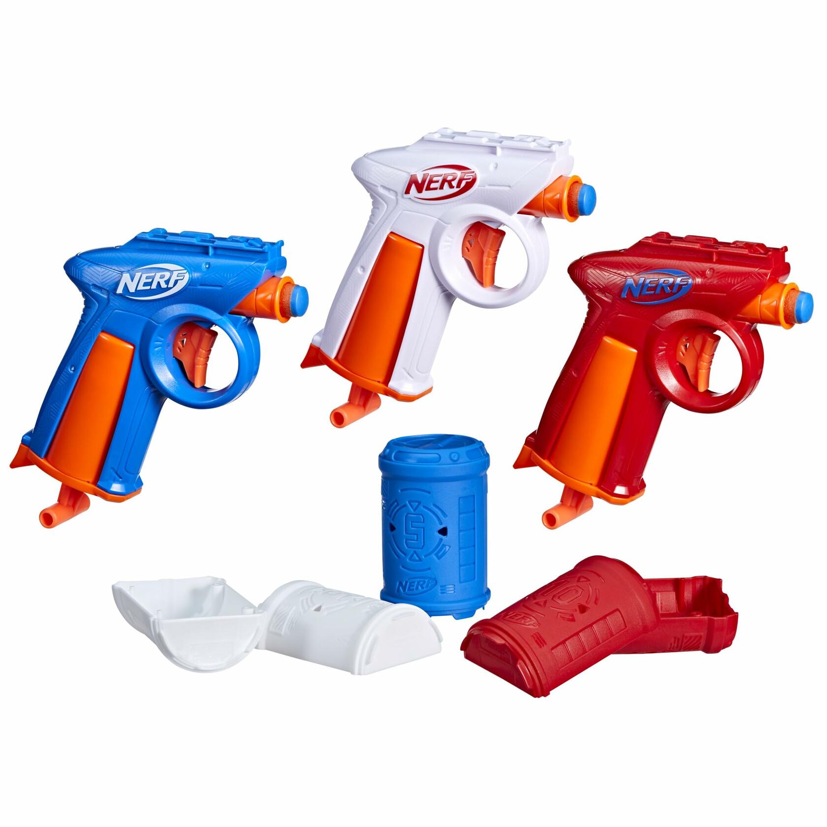 Nerf N Series Backyard Triple Pack Includes 3 Flex Blasters, 3 Targets, 30 N1