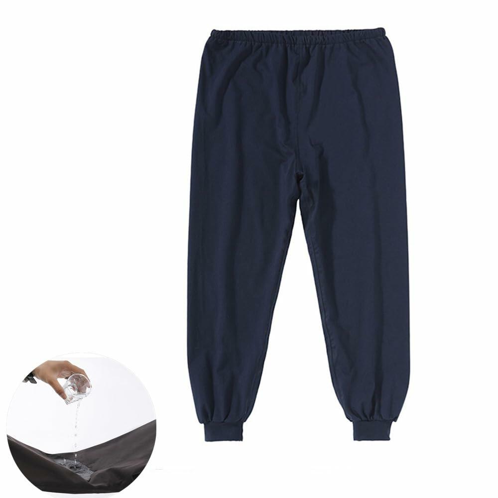 LAROTSUBA Waterproof Patient Care Trousers, Long blue Medium, Patient Care