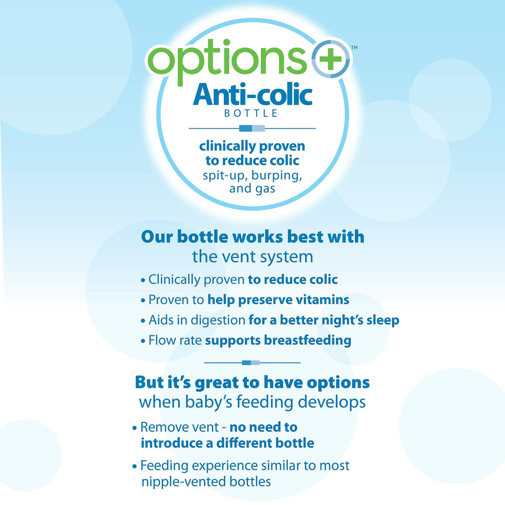 Dr. Brown’s Anti-Colic Options+ Wide-Neck Sippy Bottle Starter Kit, 9oz/270mL,