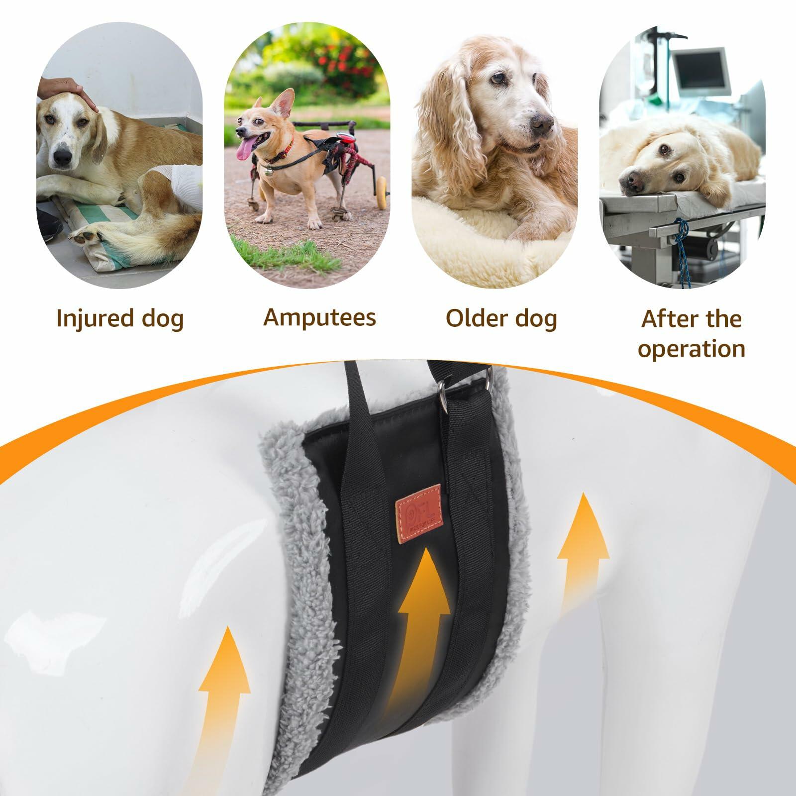 OPEN BOX - Adjustable Dog Lift Harness, Dog Sling for Large Dogs Hind Leg