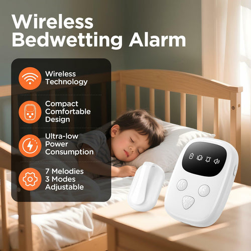 2026 New Wireless Bedwetting Alarm, Bed Wetting Alarm for Boys and Girls,