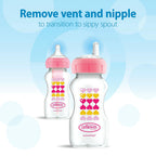 Dr. Brown’s Anti-Colic Options+ Wide-Neck Sippy Bottle Starter Kit, 9oz/270mL,