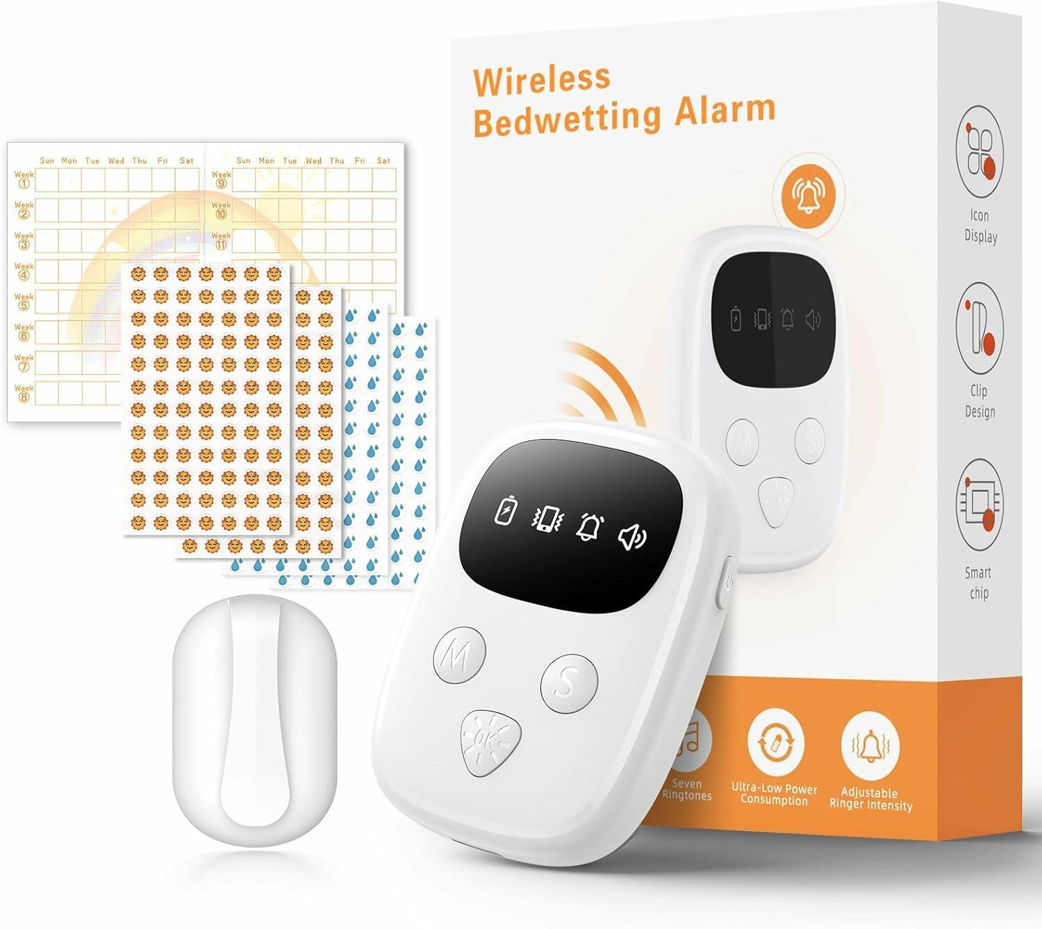 2026 New Wireless Bedwetting Alarm, Bed Wetting Alarm for Boys and Girls,