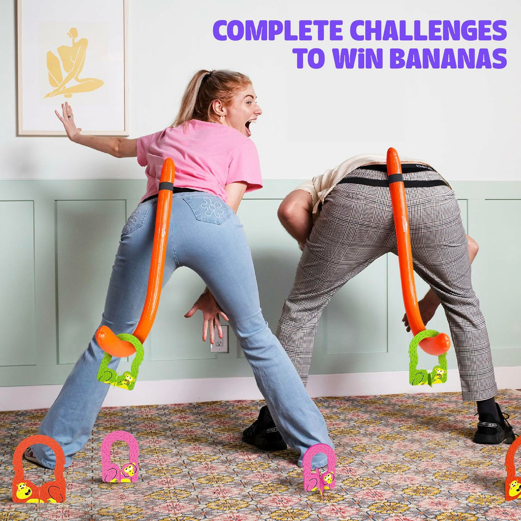 It’s Bananas! The Monkey Tail Game – Funny Family & Party Game for Kids & Adults